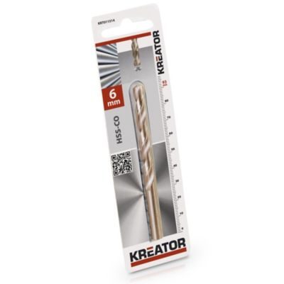 Kreator Foret métaux HSS Cobalt Ø 6mm