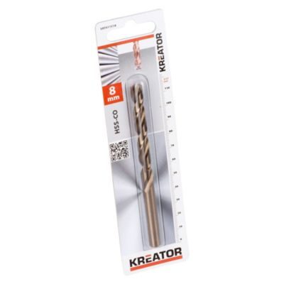 Kreator Foret métaux HSS Cobalt Ø 8mm