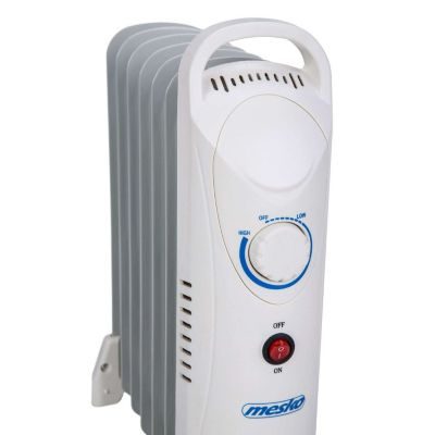 Adler Radiateur electrique rayonnant horizontal blanc H. 13.5 cm 700 W Surface jusqua 10 m2 - mesko
