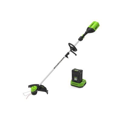 Greenworks Coupe-bordures Brushless 40cm 60V - Batterie 2,0Ah - Chargeur - GD60LTK2