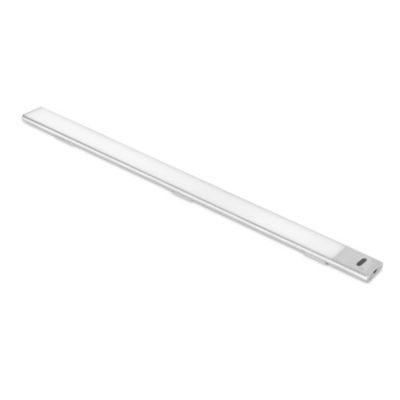 Emuca Luminaire LED Kaus rechargeable par usb - switch- Anodisé mat- Plastique et Aluminium