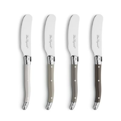 Lou Laguiole C bois 4 tartineurs mixés Multicolore - Tradition par