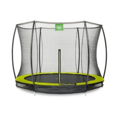 Exit Toys Trampoline au sol Silhouette avec filet de sécurité (ø 305 cm)