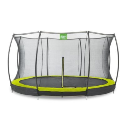 Exit Toys Trampoline au sol Silhouette avec filet de sécurité (ø 366 cm)