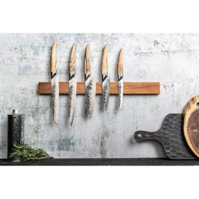Forge Couteau menager KATAI FORGED VG10 lame 12.5 cm manche bois de racine