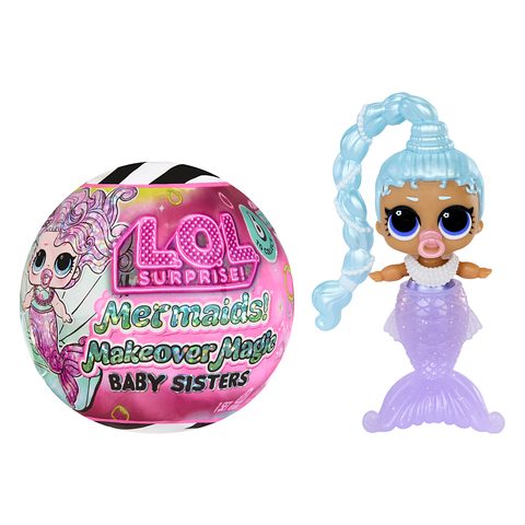 Mga L.O.L. Surprise Sirènes ! Maquillage Magique Baby Sisters Asst en PDQ