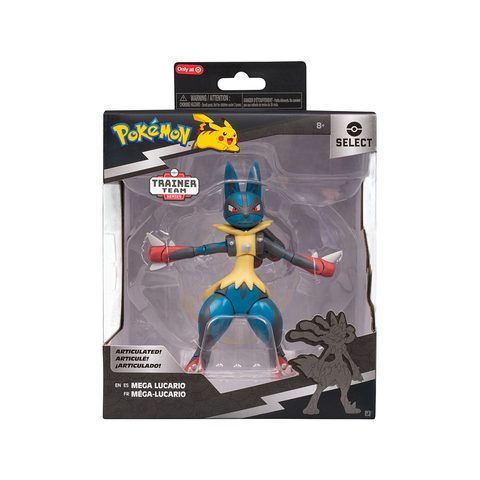 Jazwares Figurine officielle Pokémon PKW4928 Select Mega Lucario