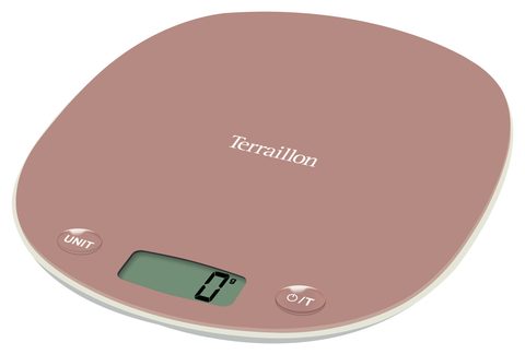 Terraillon Balance De Cuisine Electronique 3kg/1g Macaron Fleur De Cerisier