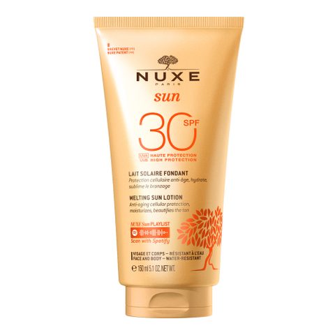 Nuxe Sun Delicious Cream High Protection lait solaire visage et corps SPF 30 150 ml
