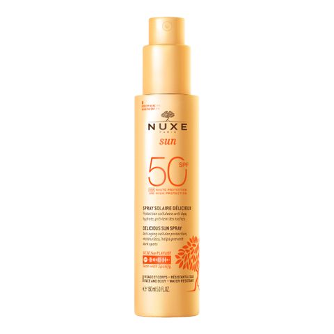 Nuxe [para] sun spray solaire fondant visage et corps spf50 150ml
