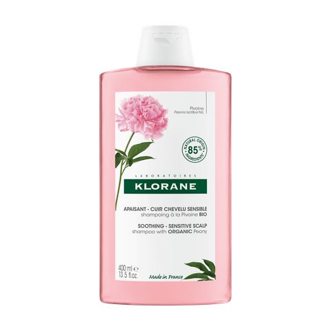 Klorane Peony Soothing Sensitive Hair Scalp Shampoo shampoing pour cuir chevelu sensible 400 ml