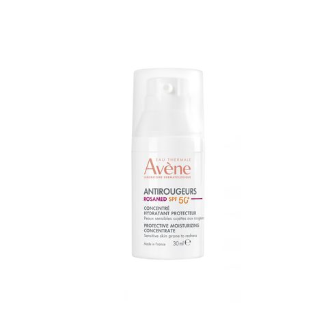 Avène Antirougeurs Rosamed Protective Moisturizing Concentrate traitement concentré contre les rougeurs cutanées SPF 50+ 30 ml