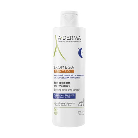 A-Derma Exomega Control Soothing Bath Anti-Scratch bain apaisant anti-irritations et anti-grattage 200 ml