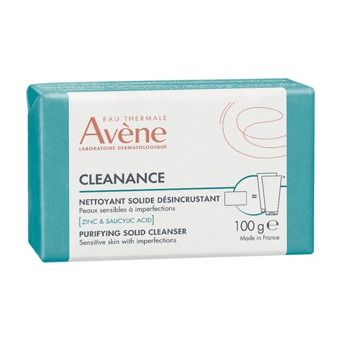 Avène Cleanance Purifying Solid Cleanser pain dermatologique nettoyant pour peaux grasses sujettes à l'acné 100 g