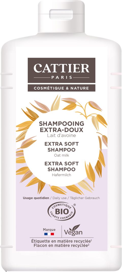 Cattier Shampooing Extra Doux Quotidien - 1L Bio