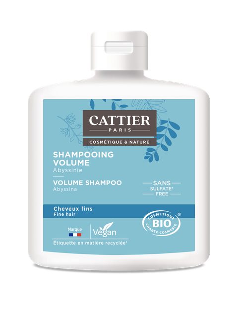 Cattier Shampooing Volume - Sans Sulfates - 250ml Bio