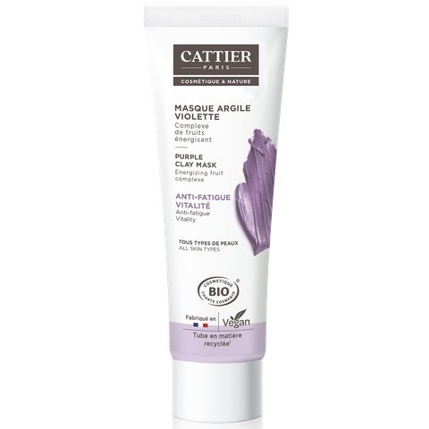 Cattier Masque Argile Violette Masque Tube 100ml