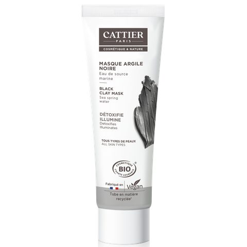 Cattier masque argile noire bio 100ml