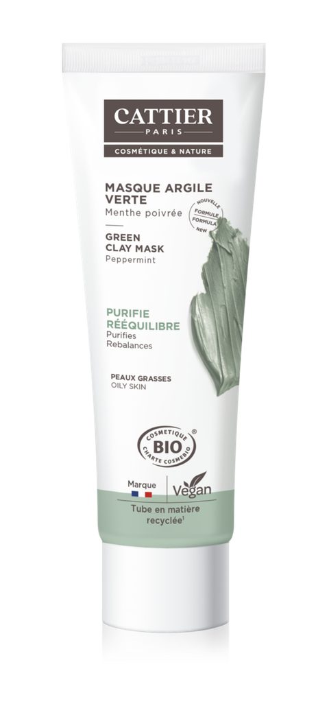 Cattier masque argile verte 100ml
