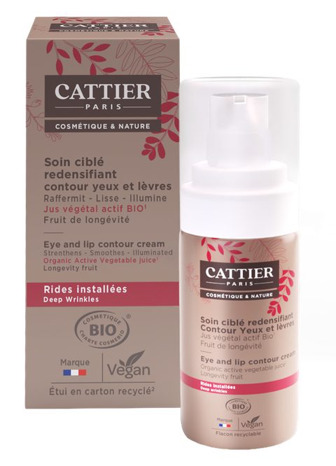 Cattier Soin ciblé redensifiant Bio- Rides installées 15ml