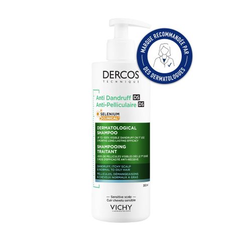 Vichy Dercos Anti-Dandruff shampoing antipelliculaire pour cheveux secs 390 ml