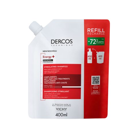 Vichy Dercos Energy + shampoing fortifiant anti-chute 400 ml