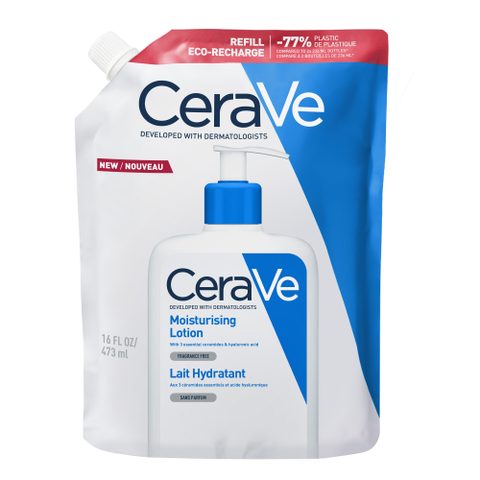 CeraVe Moisturizers Lotion lait hydratant visage et corps pour peaux sèches à très sèches 473 ml