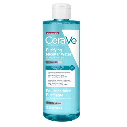 CeraVe Micellar Water Purifying eau micellaire nettoyante pour peaux normales à grasses 400 ml