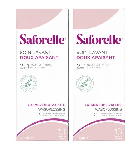 Saforelle soin lavant doux 2x250ml
