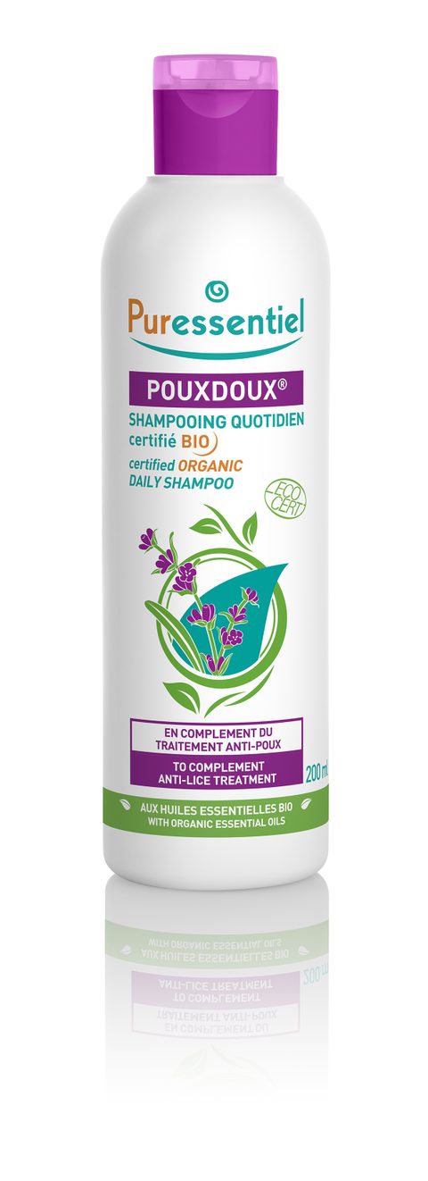 Puressentiel Shampooing quotidien poudoux certifié bio 200ml