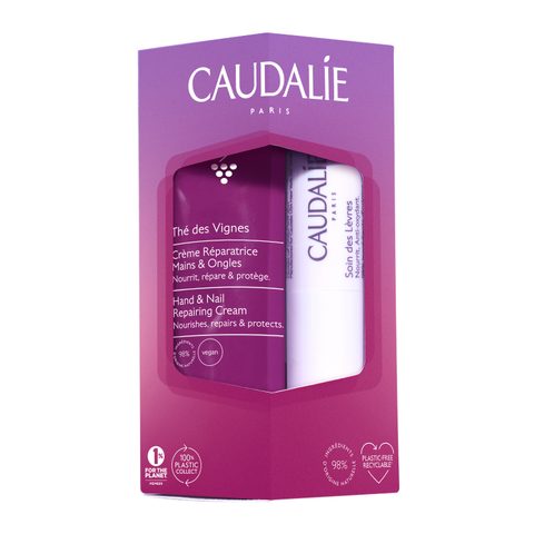 Caudalie Thé des Vignes Duo Liphand Crème Réparatrice 30ml + Soin des Lèvres 4,5g