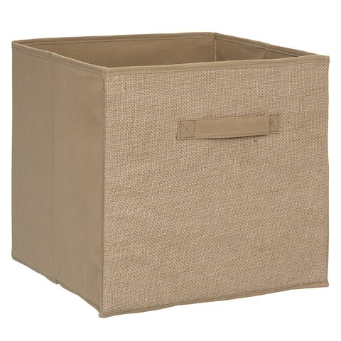 5Five Boîte de Rangement Pliable Jute 31x31cm