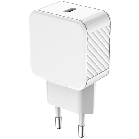 BBC Chargeur maison 20W USB C Power Delivery Blanc Bigben