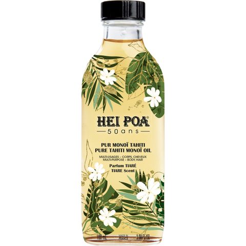 Hei Poa Pure Tahiti Monoï Oil Tiara huile multifonctionnelle corps et cheveux 100 ml