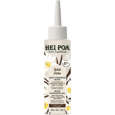 Hei Poa Tahiti Detox gel exfoliant pour cuir chevelu 100 ml