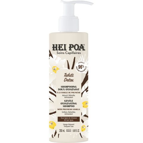 Hei Poa Tahiti Detox shampoing purifiant détoxifiant pour cheveux 250 ml