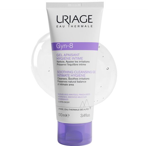 Uriage Gyn-Phy Gel Apaisant Hygiéne Intime gel de toilette intime pour peaux irritées 100 ml