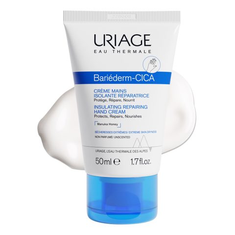 Uriage Bariederm Cica Insulating Repairing Hand Cream crème protectrice et réparatrice mains 50 ml