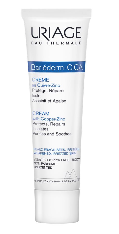 Uriage Bariederm Cica-Créme au Cuivre-Zinc crème réparatrice au cuivre et zinc au panthénol 100 ml