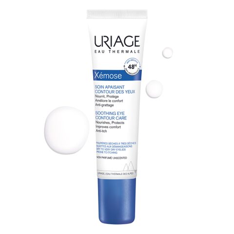 Uriage Xemose C8+ Soothing Nourishing Palpebral Care crème apaisante yeux pour peaux sèches à atopiques 15 ml