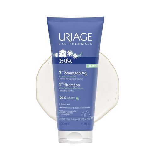 Uriage Bébé 1er Shampooing shampoing doux enfant pour des cheveux faciles à démêler 200 ml