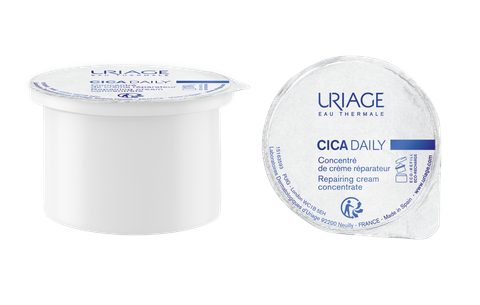 Uriage Cica Daily Repairing Cream Concentrate gel-crème hydratant pour peau fragilisée recharge 50 ml