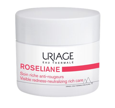 Uriage Roseliane Visible Redness-Neutralizing Rich Care crème apaisante contre les rougeurs cutanées 50 ml