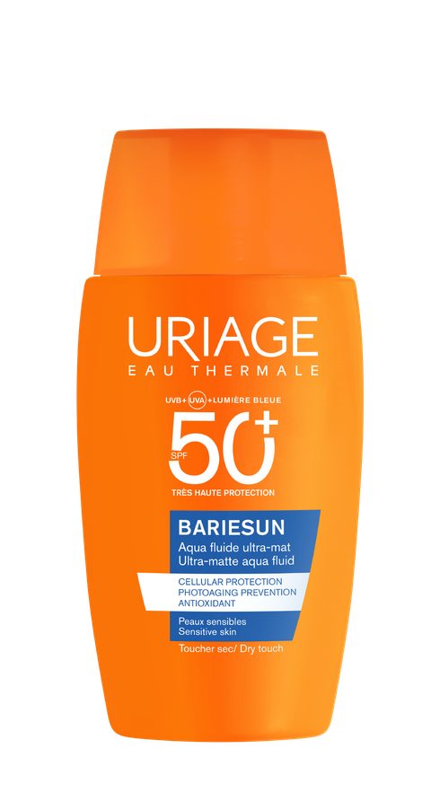 Uriage Bariésun Ultra Matte Aqua Fluid SPF50+ fluide matifiant protecteur visage SPF 50+ 50 ml
