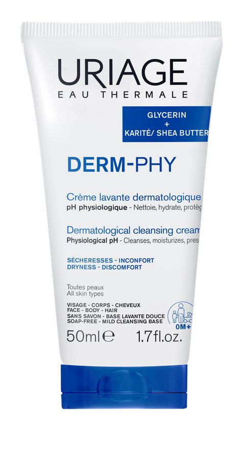 Uriage DERM-PHY Dermatological Cleansing Cream crème de douche hydratante 50 ml