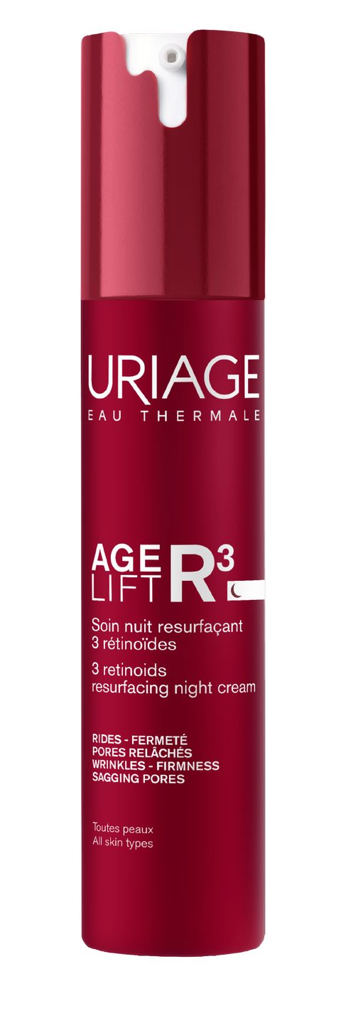 Uriage Age Lift R3 3 Retinoids Resurfacing Night Cream crème de nuit rénovatrice pour raffermir le visage 40 ml