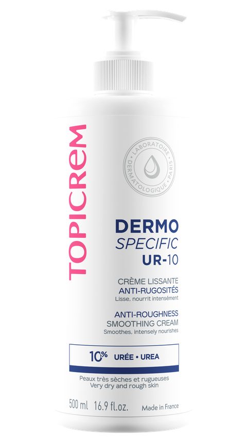 Topicrem UR-10 Anti-Roughness Smoothing Cream Crème pour le corps pour peaux ultra-sèches 500 ml