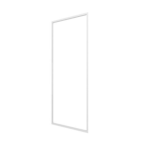 Galedo Paroi de douche fixe blanc Spot transparente 80cm