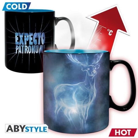 ABYstyle HARRY POTTER Mug thermo-réactif Patronus Grand contenant (réf. ABYMUG422)