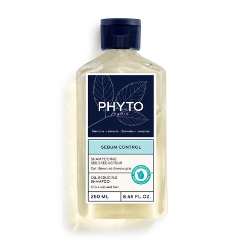 Phyto Sebum Control Shampooing Séboréducteur shampoing pour cuir chevelu gras 250 ml